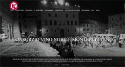 Desktop Screenshot of consorziovinonobile.it